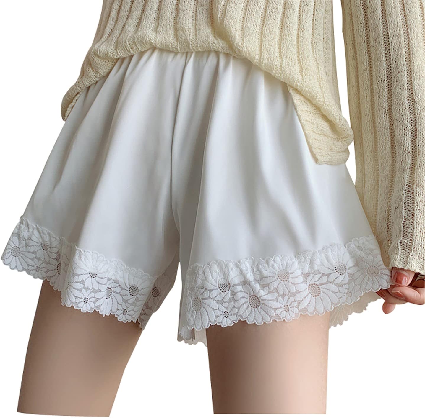 ❤️❤️お買い得❤️現品限り❤️送料無料【❤️メルヘン88❤️】ストレッチパンツ Amazon | [zefangyu] ペチパンツ ショートパンツ 裾レース
